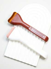 1pc Makeup Foundation Brush, Bestselling Wider Paddle Shape, Seamless Coverage, Soft Bristles, Beauty Tool - Multicolor - View 6