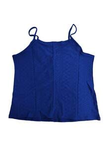 Women's Sequins Beaded Decorative Camisole Tank Top - Blue - View 3