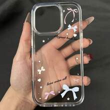 2026 Hot,Pink Lily Flower Phone Case For  16 Pro Case  15 13 11 12 14 Pro Max Acrylic Shockproof Clear Flowers Pattern Cover.Christmas Accessories. Santa Claus Mobile Phone Case Starry Sky Phone Case  17  14 Cases Gifts For Men - 透明 MM52 - 查看 13