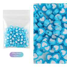 Surtido de cuentas decorativas DIY, disponibles en ojo de gato, flor con cascabel, corazón y bolas, materiales para hacer joyas, pulseras, aretes y colgantes - Juego de accesorios de cuentas - Ver 22