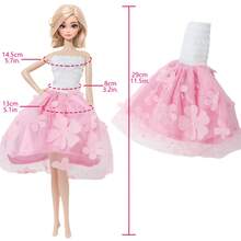 3套11.5英寸娃娃服装套装，包括派对礼服、亮片礼服和日常服装，娃娃换装游戏玩具，生日礼物，圣诞节礼物（不含娃娃）