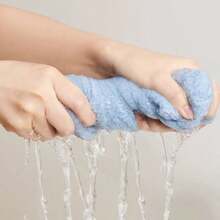 Scrunchies de cabello coreanos dulces y sencillos, no dañan el cabello, toalla turbante de secado rápido para coleta, lazos elásticos para el cabello, bandas de goma para el cabello, cuerda para el cabello - Multicolor - Ver 4