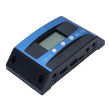 Controlador de carga solar MPPT de 60 A con pantalla LCD, doble USB, múltiples modos de control de carga, controlador solar MPPT de 12 V y 24 V, pantalla LCD autoadaptativa, regulador universal para paneles solares de 60 A, múltiples protecciones y alta estabilidad. - Negro - Ver 10