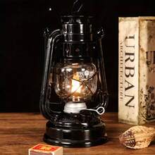 Practical Multi-Purpose Portable Lantern, No Charging Required, Camping Fuel Oil Lamp, Suitable For Party Decoration, Hiking, Backpacking, Emergencies, Retro Kerosene Lamp Home Decor, Outdoor Tent, Bar, Hotel Decoration, Holiday Gift