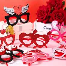 Valentine's Day Gifts,Valentine's Day Glasses,Valentine's Day Party Supplies,Valentine's Day Headbands Dress Up,Hair Bands Holiday Party Favours - Multicolor - View 6