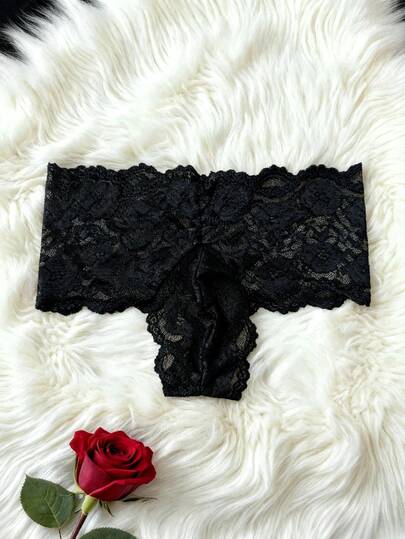 连体男士性感蕾丝情趣内衣夜店舞台DS演出服透视三角裤