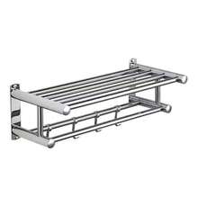 Wall-Mounted Bathroom Towel Rack With Bath Towel Rod, Stainless Steel Towel Rack With Hook, Bathroom Storage Rack, Shower Hanger, Silver Bathroom Storage Rack, Lightweight And Durable, Suitable For Hotel Apartments, Rental Rooms, Bathrooms And Shower Rooms - Bạc - Xem 6