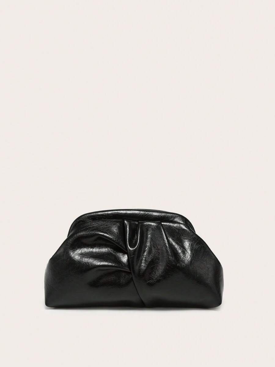 Women's Pleated Cloud Clutch Bag, Large Capacity And Multifunctional, Fashion Minimalist Design, Suitable For Shopping And Outings