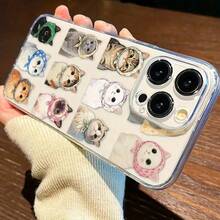 Funda de Teléfono Única 1pc Funda de Teléfono Transparente Suave con Bufanda de Gato Compatible con iPhone 17 16 15 14 13 12 11 Pro Max 14 15 16 Plus XS XR X 8 7 SE 2020 Funda de Teléfono Ajuste Delgado para Uso Diario - 1 pieza - Ver 4