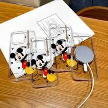 Disney Disney. ‌   Mickey Mouse Patterned Phone Case Featuring Fun And Playful Designs. Compatible With 17, 16, 15, 14, 13, 12, And 11 Pro Models. Made Of Durable TPU Material With Shockproof Protection. A Perfect Gift For Family, Frids, Birthdays, Holidays, And Special Occasions Like Valtine's Day..Christmas Accessories. - thông thoáng - Xem 4