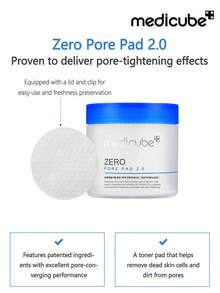 Medicube Miếng tẩy trang Zero Pore Pads 2.0 (70 miếng), Miếng tẩy trang chứa axit salicylic giúp thu nhỏ lỗ chân lông và chăm sóc lỗ chân lông với 4,5% axit lactic AHA và 0,45% axit salicylic BHA, lý tưởng cho mọi loại da, Chăm sóc da Hàn Quốc - Miếng lót Zero Pore Pads 2.0 70 miếng - Xem 5