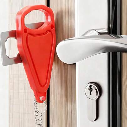 Bedroom/Hotel Door Anti-Theft Lock, Portable Anti-Theft Door Stopper, Door Latch, Anti-Theft Lock, Travel Lock, Safety Protection Lock
