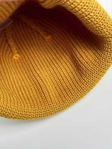 1 pieza Gorro de punto con bordado de Stitch de dibujos animados para hombre, gorro de invierno cálido para exteriores, equipo de invierno - A - Ver 10