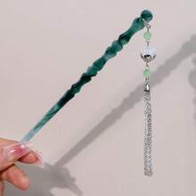 1 buc clip de păr cu ciucuri retro cu fluture de culoare aleatorie, decor cu fluture argintiu, accesoriu de păr în stil chinezesc pentru Hanfu și Cheongsam - Multicolor - Vizualizare 8