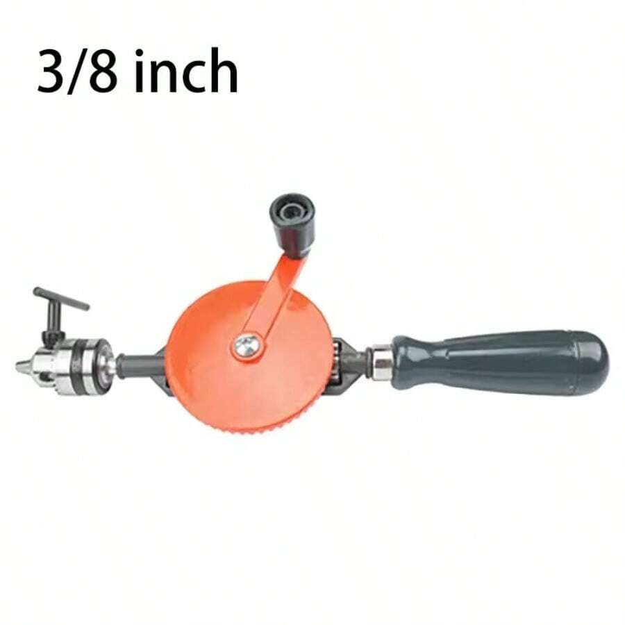 Hand Drill 1/4 3/8 Inch Double Pinions Crank Drill Capacity Manual Drilling Tool For Wood Plastic Acrylic Circuit Board Punching - 3/8 - Xem 1