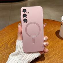 奢华磁吸手机壳，兼容三星 Galaxy A56、A36、A26、A16、A06、S25 Ultra、S24 Ultra、S23 Ultra，柔软 TPU 材质，圣诞礼物