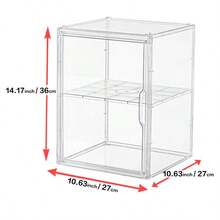 Lifevilion Clear Acrylic Handbag Display Case | Dustproof Stackable Purse Organizer For Luxury Bags, Premium Quality & Transparent Design, Ideal For Fashion Retail & Collection Display - Trong sáng - Xem 10