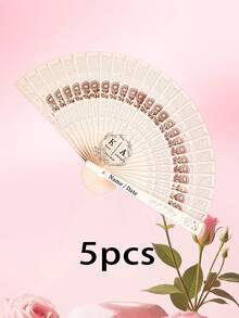 定制木质婚礼扇（5/10/20 把），个性化木质婚礼扇，雕花木质折扇，优雅婚礼礼物，伴娘礼物，婚礼纪念品，完美适用于婚礼、新娘送礼会、生日派对、家居装饰、朋友礼物、圣诞礼物。，Poetcore，永恒之爱 - 彩色 - 查看 46