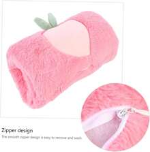 GANAZONO Calentador de Manos para Mujer con Funda de Piel Sintética Almohada Peluche Duradera Durazno Acogedor para Invierno y Fiestas - 1 - Ver 5