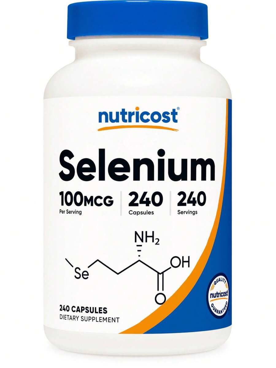 Nutricost Selenium Supplement 100mcg, 240 Capsules, Vegetarian, Gluten Free & Non-GMO - Khác - Xem 1