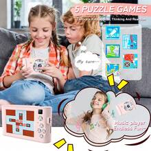 1080P HD Digital Kids Camera, 32G 2.8'' Large LCD Rechargeable Selfie Camera, Taking Photos, Recording Videos And Funny Headshot, Birthday Christmas And New Year Kids Toy Gifts For Girls Boys 3+ - Màu be - Xem 5