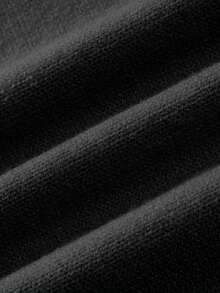 Áo len nữ dài tay cổ tròn màu đen hiệu FOR BEAUTY, kiểu dáng ngắn, thời trang, nhẹ nhàng, thoải mái, phong cách đường phố, thanh lịch, phù hợp cho các hoạt động hàng ngày và đi làm, áo len chui đầu, trang phục mùa thu thời trang dành cho nữ. - màu đen - Xem 9