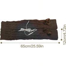 Calcetines eléctricos,Calcetines calentados Mujer - 1 par de Calcetines cálidos Pantuflas con calefacción USB |   Ropa con calefacción, Calcetines por Encima de la Rodilla para Andar en Motocicleta, al - cafetería - Ver 6