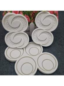 1pc Silicone Cake Mold,The New Star And Moon Silicone Mold Is Suitable For Making Mooncakes, Candles, Soap, Chocolate, Etc. It Is A DIY Baking Tool, Fondant Molds, Candy Molds, Baking Accessories, And Mooncake Silicone Baking Molds, Interesting Gifts, Kitchen, Cake Molds, Personalized Gifts, Ramadan, Ramadan Decorations, Ramadan Gifts - Multicolor - View 10