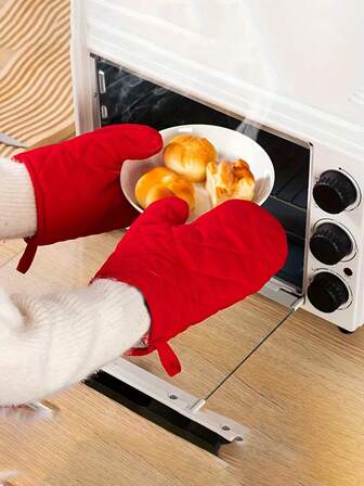 2 piezas Guantes resistentes al calor, Guante de horno, Guante de aislamiento para microondas, Guante de horno resistente al calor, Guante de cocina para hornear, Accesorio esencial de cocina para cocinar, hornear y barbacoa