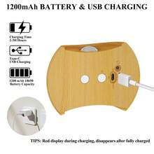 1/2/4 Pcs Dual-Head LED Motion Sensor Wall Light, LED Night Light With Motion Detection, Indoor Motion Sensor Wall Lamp, Wireless LED Wall Light, Wall Lamp, Battery-Powered,Adjustable Three-Color Dimming, Suitable For Living Room, Bedroom - Multicolor - View 12