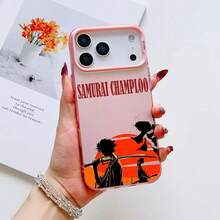 Custodia per telefono compatibile con Anime S-Samurai C-Champloo, per modelli 17, 16, 15, 14, 13, 12, 11 Pro Max e Air, con finitura opaca colorata, effetto aurora laser e protezione antiurto, compatibile con i modelli 17 Pro Max, 17 Pro e 17 - BIANCO3 - Visualizzare 12