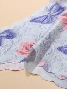 Bộ 6 quần lót nữ liền mạch, vải thoải mái, cạp chun gợn sóng, quần lót in họa tiết đẹp mắt - Nhiều màu - Xem 6