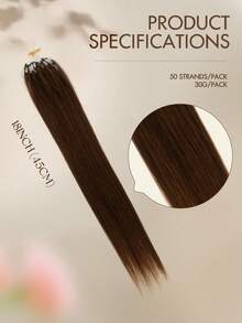 Invisible Nano Bead Hair Extensions, Micro Ring Hair Extensions, Straight Micro Ring Real Human Hair Extensions, Invisible Bead Thickened Micro Ring Hair Extensions, Halloween Costume, Holiday Essential, Bridal Holiday Gift - S4 - View 7