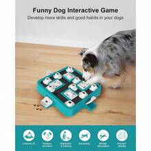 Interactive Dog Puzzle Toy Level 3 In 1 Designed For Boredom Relief And Mental Stimulation Funny Feeding Toy That Promotes IQ Training And Brain Engagement Treat Dispenser Suitable For Large Medium And Small Dogs Across Various Breeds And Ages - Màu xanh lam - Xem 2