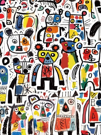 50 Stücke abstrakte Graffiti Aufkleber - PVC, gemischte Farben, selbstklebend für Laptops, Skateboards, Gitarren & mehr - kreative DIY Aufkleber von GUTBD