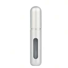 6ml Refillable Perfume Atomizer Mini Portable Spray Bottle - Leakproof Empty Pump Case For Travel Outgoing Daily Use Fine Mist Fragrance Dispenser Fit Purse Pocket Random Color - 銀色 - 查看 1