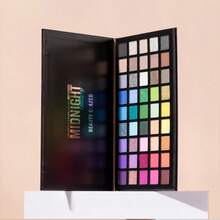 beauty glazed Matte And Pearlescent Eyeshadow Palette, High Pigment Eyeshadow Palette, Glossy Cream Pearlescent Metallic Shimmer Travel Eyeshadow Palette - Multicolor - View 8
