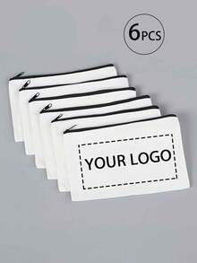 Customizable Cosmetic Bag, Durable Polyester Makeup Pouch With Secure Zipper Closure, Machine Washable Travel Toiletry Organizer For Women & Men, Perfect Gift Idea, Beauty Storage Solution, Playful Design, Smooth Texture Beauty & Personal Care Accessories Custom Logo Bag Personalized Cosmetic Bulk DIY Toiletry Bags For Business