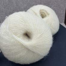 100 جرام (3.53 أونصة) | 55% شعر الجمل ، 25% بوليستر ، 20% أكريليك | خيط كروشيه ناعم ، مناسب للسترات والشالات والأوشحة والقبعات | 800 متر / 3150 بوصة - لون شمبانيي - مشاهدة 6