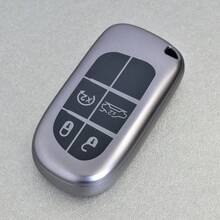 TPU Car Remote Key Case Cover Shell For Renegade Grand Cherokee For Dodge Ram 1500 Journey Charger Challenger Fiat Durango - Grey - View 16