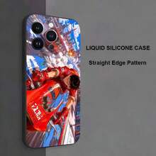 Étui de téléphone en silicone noir souple compatible avec les modèles 17, 16, 15, 14, 13, 12, 11, Pro Max, XS, X, XR, SE, Mini, 8, 7, avec un design de bandes dessinées punk Akira de Tokyo - z7 - Voir 10