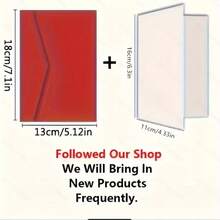 1 Pc Valentine Day Greeting Card With BUBU DUDU Design Romantic Love Message Perfect For His Her Anniversary Birthday Engagement Missing You Celebration As Valentine Card Greeting Card With Envelope - [Màu đỏ] - Xem 3