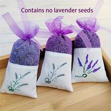 10 piezas de bolsas de fragancia con aroma a lavanda - AromaRelax Delight, bolsillos de malla transparente para refrescar el aire, recuerdos perfectos para fiestas, regalos de vacaciones y decoración del hogar diaria - 10 piezas - Ver 6