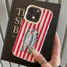 Funda de teléfono móvil de TPU de alta calidad que es resistente a las manchas, duradera y resistente a impactos, con diseño simple, tres sardinas rojas gruesas, funda de teléfono móvil creativa personalizada y a la moda, protección a prueba de golpes y caídas, es para  17.17 Pro...17 Pro Max...17 Agua. 16.16 Pro...16 Pro Máx.16 más.. 15.15 Pro Max...15 Pro...15 más.. 14.14 Pro...14 más..14 Pro Max... 13.13 Pro...13 Pro Max...12.12 Pro...12 Pro Max...11.11 Pro...11 Pro Máx.XR.X.XS.XS máx.Se.MiNi La elección ideal.Es un excelente regalo para familiares, amigos o socios durante las vacaciones. - Multicolor 1664 - Ver 2