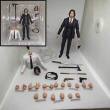 Figura de acción posable de 16 cm, figura de celebridad móvil, modelo de juguete personalizado creativo, figura de modelo articulada coleccionable - Multicolor - Ver 9