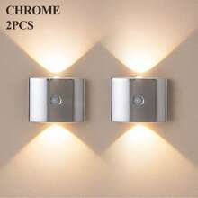 1200mAh Rechargeable LED Motion Sensor Night Light, USB Charging, Suitable For Office/Bedroom/Corridor/Under Cabinet/Drawer, Also For Christmas/Halloween Decoration, Home Decor, Room Decor And Bedroom Decor