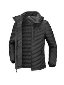 CAMEL CROWN Women's Lightweight Packable Down Jacket, Hooded Quilted Winter Coat With Front Pockets - Carbon Ash - View 8