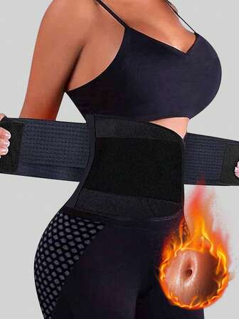 1 pieza Entrenador de cintura deportivo para mujer, Cinturón moldeador de cintura, Faja reductora de cintura, Corsé moldeador de abdomen y cintura, Entrenador de cintura, Reductor de cintura, Faja de sauna para abdomen, Entrenador de cintura para ejercicio, Entrenador de abdomen, Entrenador de cintura para entrenamiento, Faja de compresión para la cintura, Cinturón de control abdominal, Entrenador de cintura para yoga y correr, Regalo para amigos