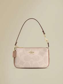 Coach Nolita 19 Shoulder Bags For Women Purses And Bags Small Handbag Clutch Bag Mahjong Wallet Bag - Tan - View 2