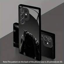 New Smoking Phone For Samsung S25Ultra/S25/For Galaxy S24/S24Fe/S24Plus/S24Ultra/S23/S23Fe/S23+/S23Ultra/S22/S22+/S22Ultra/S21/S21+/S21Ultra/S20Ultra/A55/A54/A53/A52/A52S/A51/A34/A15/A14/A13/A12 New Creative, Stylish Tempered Phone - Glass Case - View 4